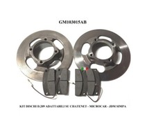 DISCHI + PASTIGLIE IN KIT MICROCAR -JDM SIMPA -CHATENET-GM0122018B