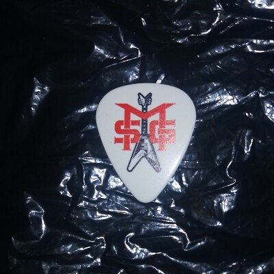 Michael Schenker Group MSG Ufo Scorpions Signature 2019 Tour White GUITAR PICK