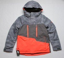 686 Boys Geo Insulated Jacket M Charcoal Camo Colorblock M2W504-CHCM