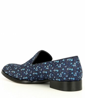 Tallia Orange Men\'s Enrico Smoking Slipper Navy 7. Tallia Men main image 2