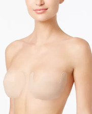 Fashion Forms Ultimate Boost Adhesive Bra Backless Strapless Nude Size D 6485