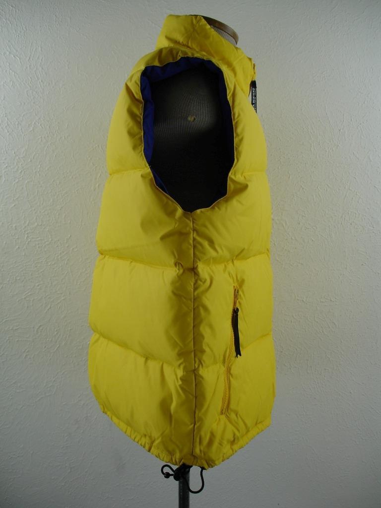 Men's sz XL 1970's Vintage Sierra Designs Yellow Down Puffer