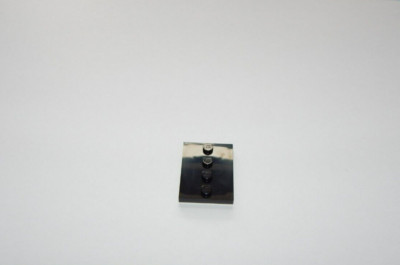 Lego 2 Stück PLATE 3X4 WITH 4 KNOBS Black 6076678 17836 K8