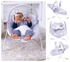 red kite gold wave luxury wooden reclining baby bouncer chair