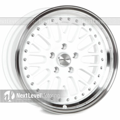 CIRCUIT PERFORMANCE CP21 17x9 5x114.3 +20  GLOSS WHITE WHEELS (SET OF 4)