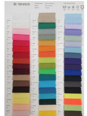 Bi Stretch Stoff Kleid Anzug Rock Veranstaltungsort Dressing 150 cm breit Bi-Stretch