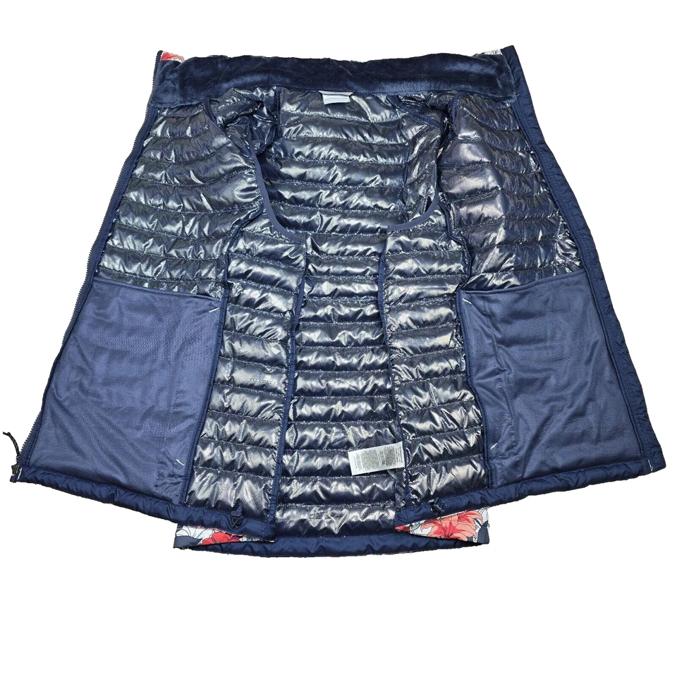 Columbia Women’s 3XL Floral Print Omni Heat Insulated Puffer Vest NWT - Image 3 of 4