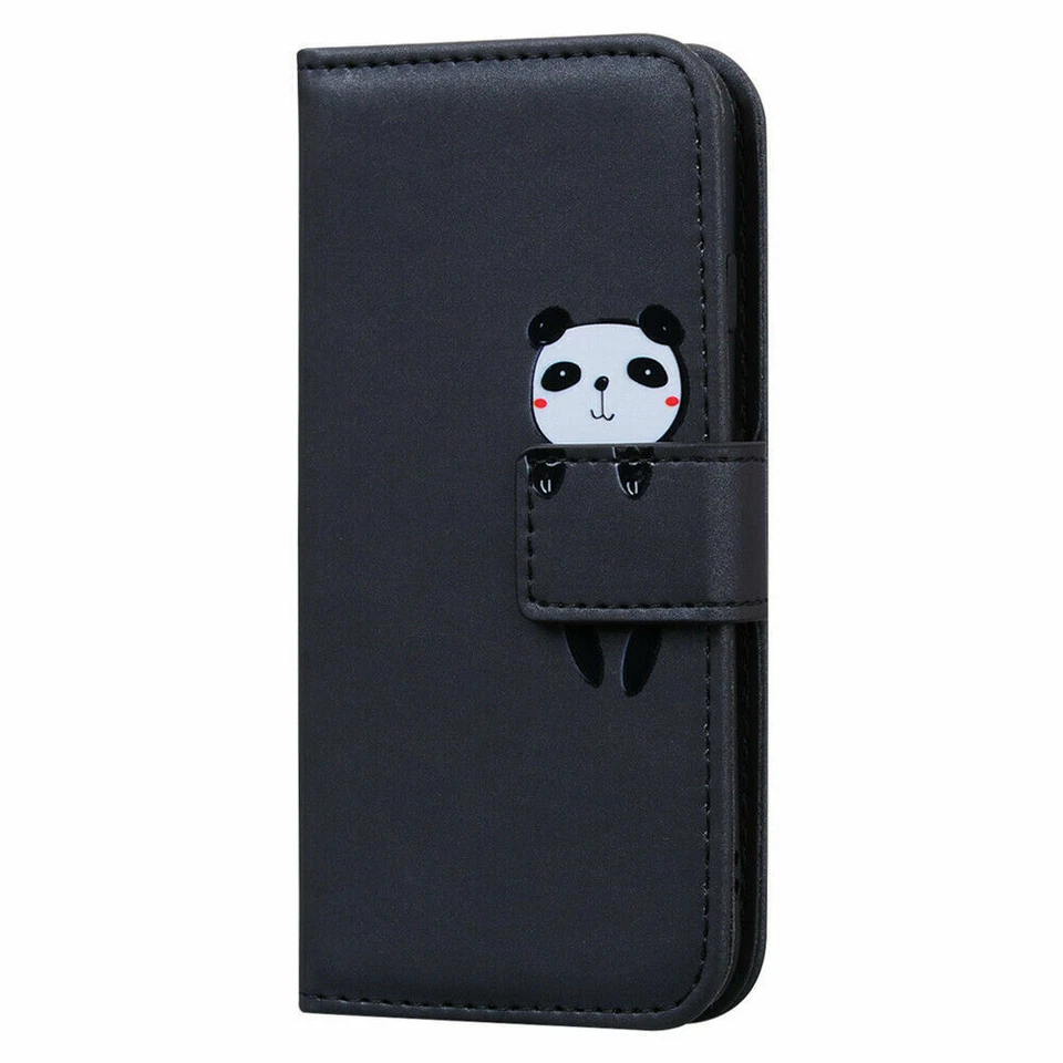Panda Dog Frog Cat Leather Flip Phone Case For Motorola Moto G30 G10 E20 E40 G9 - Image 3 of 4