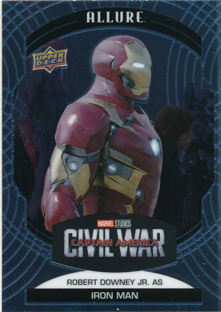 #52 ROBERT DOWNEY JR IRON MAN 2022 Upper Deck Marvel Allure AVENGERS