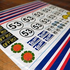Herbie 53 Racing Stripes Decals Sticker Set Fits Vw Rc Car Beetle Love Bug Kit Herbie 53 Racing Stripes Decals Sticker Set Fits Vw Rc Car Beetle Love Bug Kit