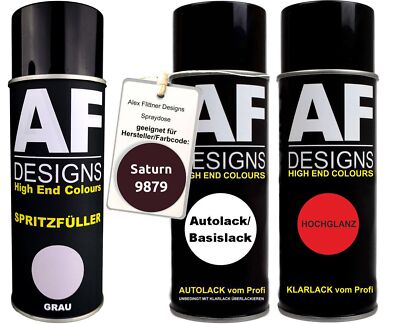 Spritzfüller Set für Saturn 9879 Roxo Rosseti Perol. Klarlack Spritzfüller Grund