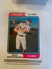 2023 Topps Heritage High Number #550 Miles Mastrobuoni 10 Count Rookie Card Lot