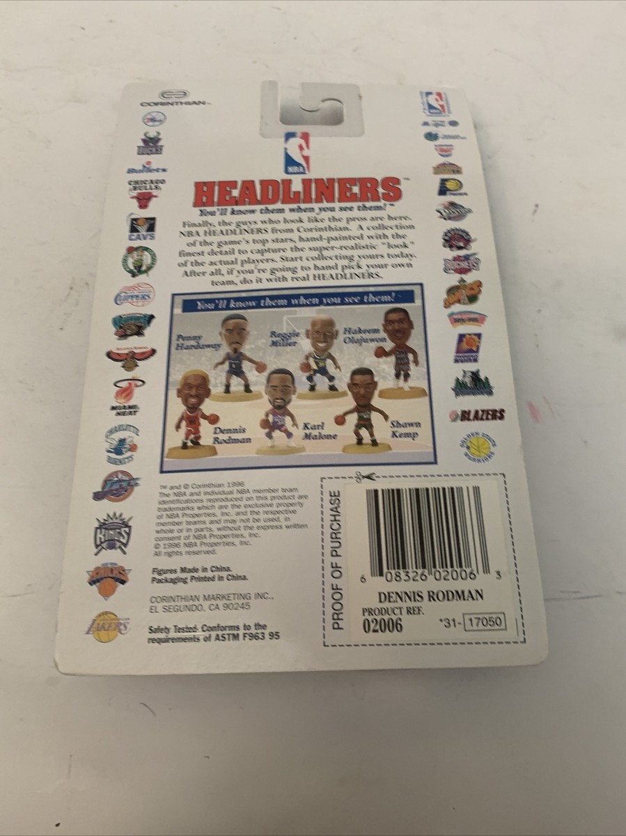 VINTAGE 1996 NBA HEADLINERS CHICAGO BULLS DENNIS RODMAN