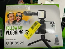 Digipower DPS-VLG4 GO VIRAL Follow ME Vlogging Kit: Mic/Light/Tripod/Remote/Grip