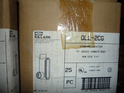Hubbell KILLARK OLL-2CG  3/4'' Thread C Style Conduit Body