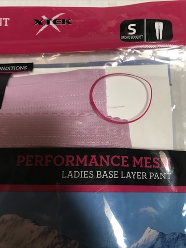 XTek Ladies Base Layer Pant Performance Mesh Pink Small (APO-172-6) - Picture 2 of 7