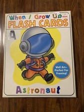 ALPHABET WHEN I GROW UP FLASH CARDS 26 8" x 10" WALL ART