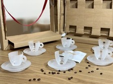 Tazze e Dischi Espresso illy Art Cristallo Trasparenti di Matteo Thun 2003/edizione limitata