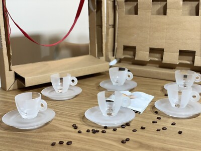 illy Art Espressotassen & Untertassen glasklar von Matteo Thun 2003 / limitiert EDT