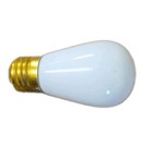 Lot Of 100  Brass Base MIDWAY BRAND - WHITE BULBS 130 volt 11 Watts NEW — photo 2