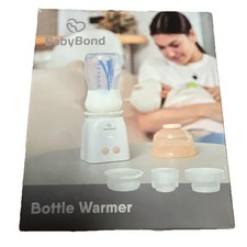 BabyBond WND600 Portable Quick Heating Bottle Warmer 5 Temp Ceramic Glass NIOB