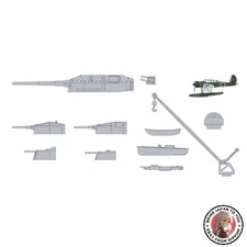 NEW Pit Road 1/700 Skywave Series WWII German Ship Equipment Set Plastic Model