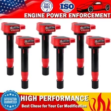 Set of 6 Ignition Coils for 99-2009 Honda Accord Odyssey 3.0L 3.2L 3.5L V6 UF242