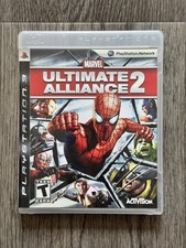 Marvel: Ultimate Alliance 2 (PlayStation 3, 2009) PS3 Complete CIB Tested!