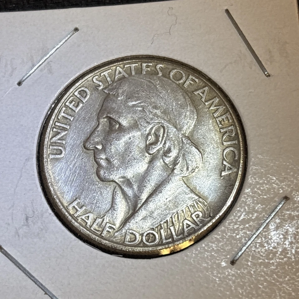 1935 D Daniel Boone Commemorative Silver Half Dollar - Image 2 of 4
