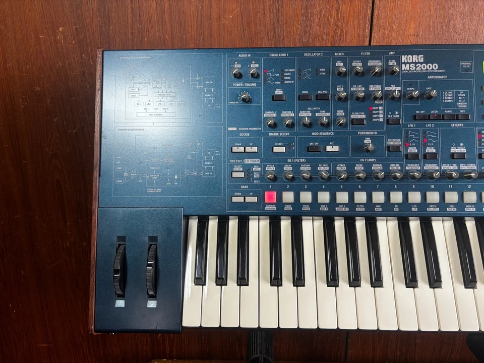 KORG MS2000 Virtual Analog Modeling Synthesizer w/ power supply - Image 2 of 4