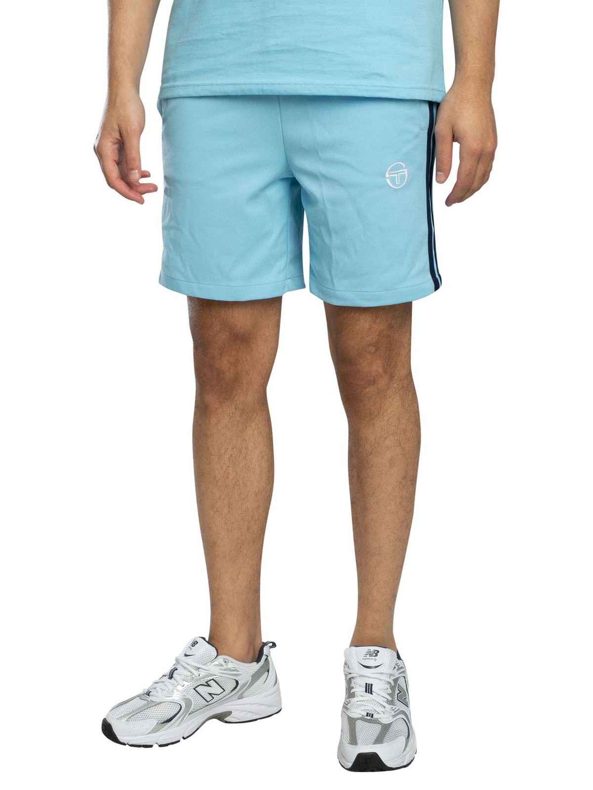 Sergio Tacchini Pietrapertosa Sweat Shorts, Baltic Sea/Maritime Blue - S