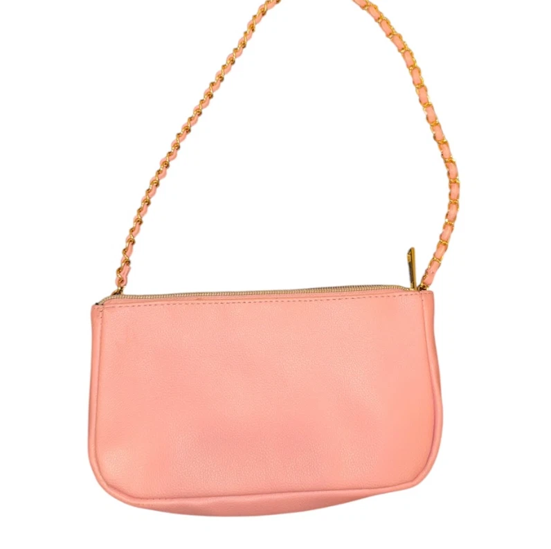 Bolso de hombro rosa con correa de cadena pequeño nuevo con etiquetas Foto 2 de 2