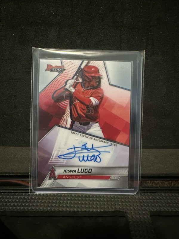Joswa Lugo 2025 Bowman's Best Of 2025 Auto #B25-JLU, Angels