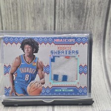2022-23 Hoops Winter #RS-JW Jalen Williams Rookie Sweaters
