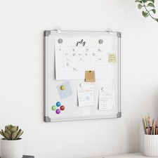 Whiteboard Magnetisch Wandtafel Pinnwand Memoboard Magnettafel Aluminium vidaXL