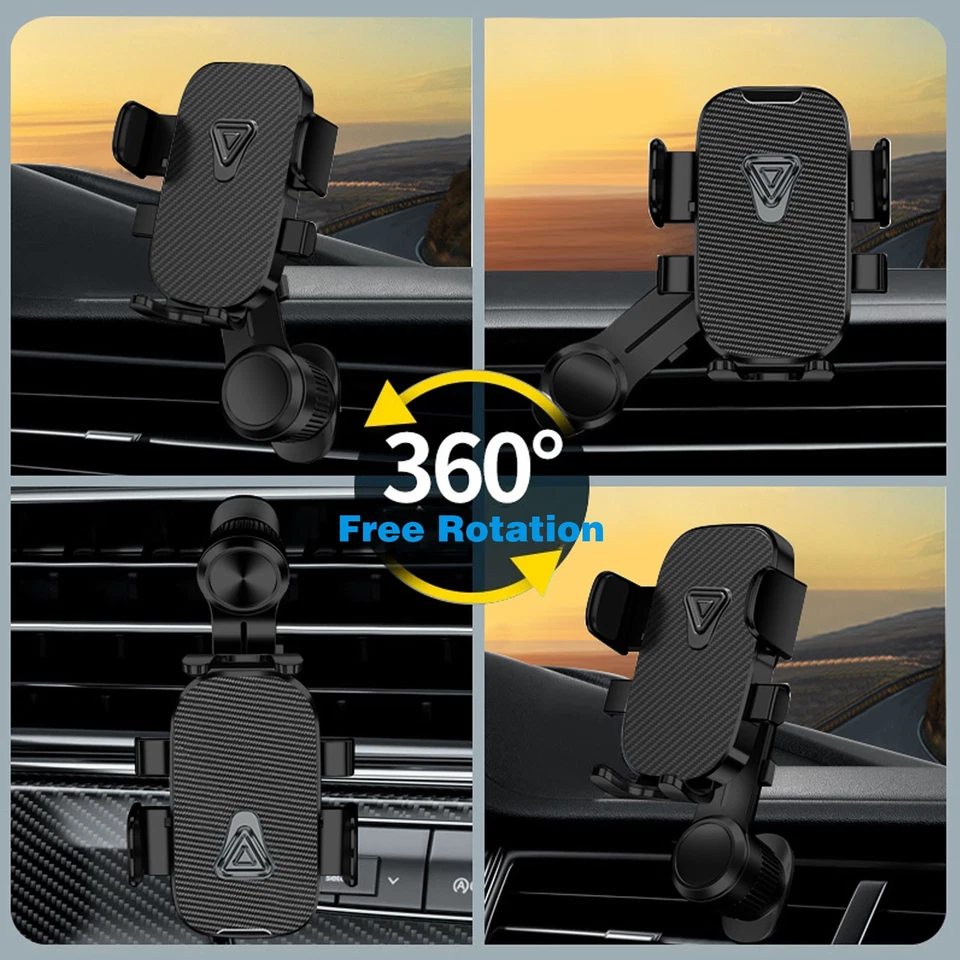 Universal Phone Holder Mount Car Air Vent Stand Cradle for iPhone Mobile Phone - Image 3 of 4