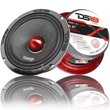 2 DS18 PRO-X6.4BM 500W Max 6.5" Midrange Speakers Loudspeaker With Bullet 4 Ohm