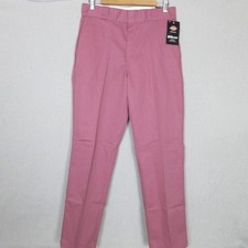 Dickies Womens 874 Original Fit Work Pants Dusty Rose Pink Sz 8 Regular 32x32 