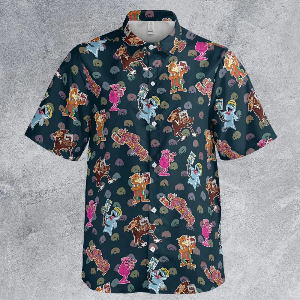 80s Cereal Monsters Button Down Shirt