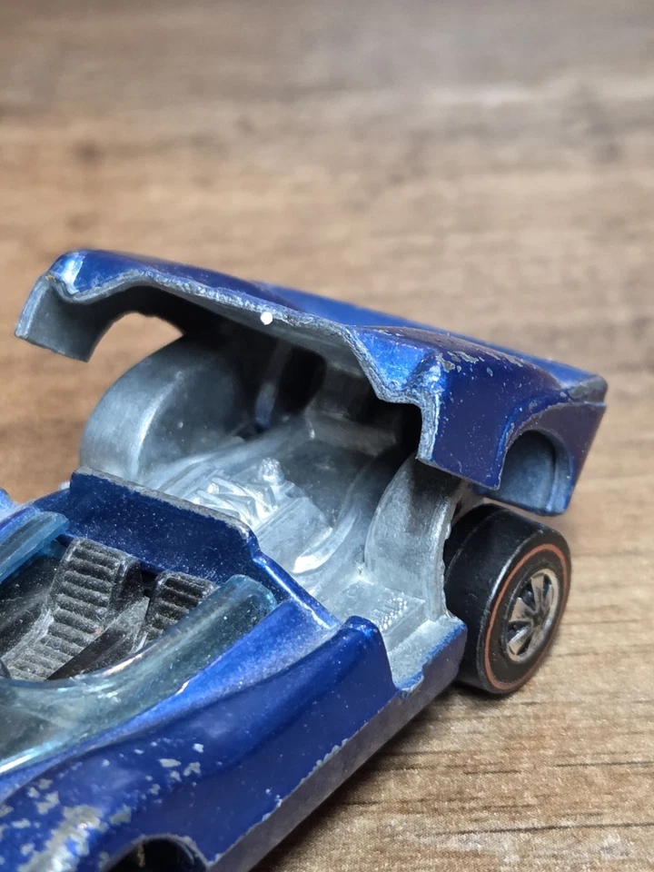 Coche modelo Hot Wheels Redline McLaren M6A 1968 azul Hong Kong diecast Foto 2 de 4