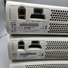 Lot of 3 Microsoft Xbox 360 Video Game Consoles - UNTESTED - For Parts or Repair