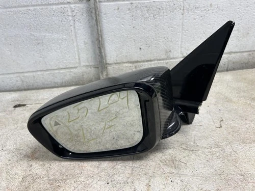 2020 BMW 750I Driver Left Side View Mirror Gloss Black Base Carbon Fiber Cap 