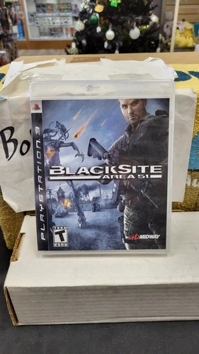 CIB BLACKSITE AREA 51 PS3 SONY PLAYSTATION 3 VIDEO GAME COMPLETE IN BOX
