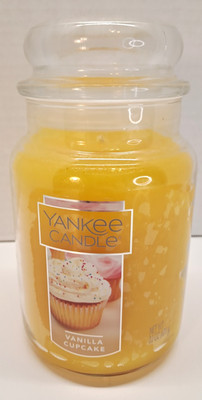Yankee Candle Vanilla Cupcake Large Jar Candle 22 Oz Brand New HTF!  