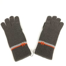 HERMES H logo Gloves by Jacob & Co. Accessories Gloves Cashmere Unused