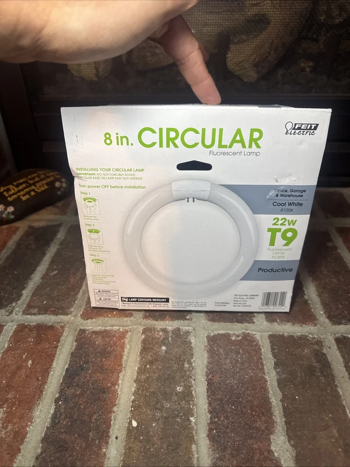 NEW FEIT FC8T9/CW 8" CIRCULAR FLUORESCENT LIGHT BULB 22 W COOL WHITE FREE SHIP - Image 3 of 4