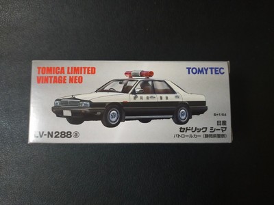 Lv-N288A Tomica Limited Vintage Neo Nissan Cedric Cima Patrol Car Shizuoka Prefe