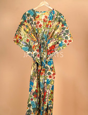 Women Kaftan Boho Maxi Dress Night Gown Women's Sleeve Vintage Caftan