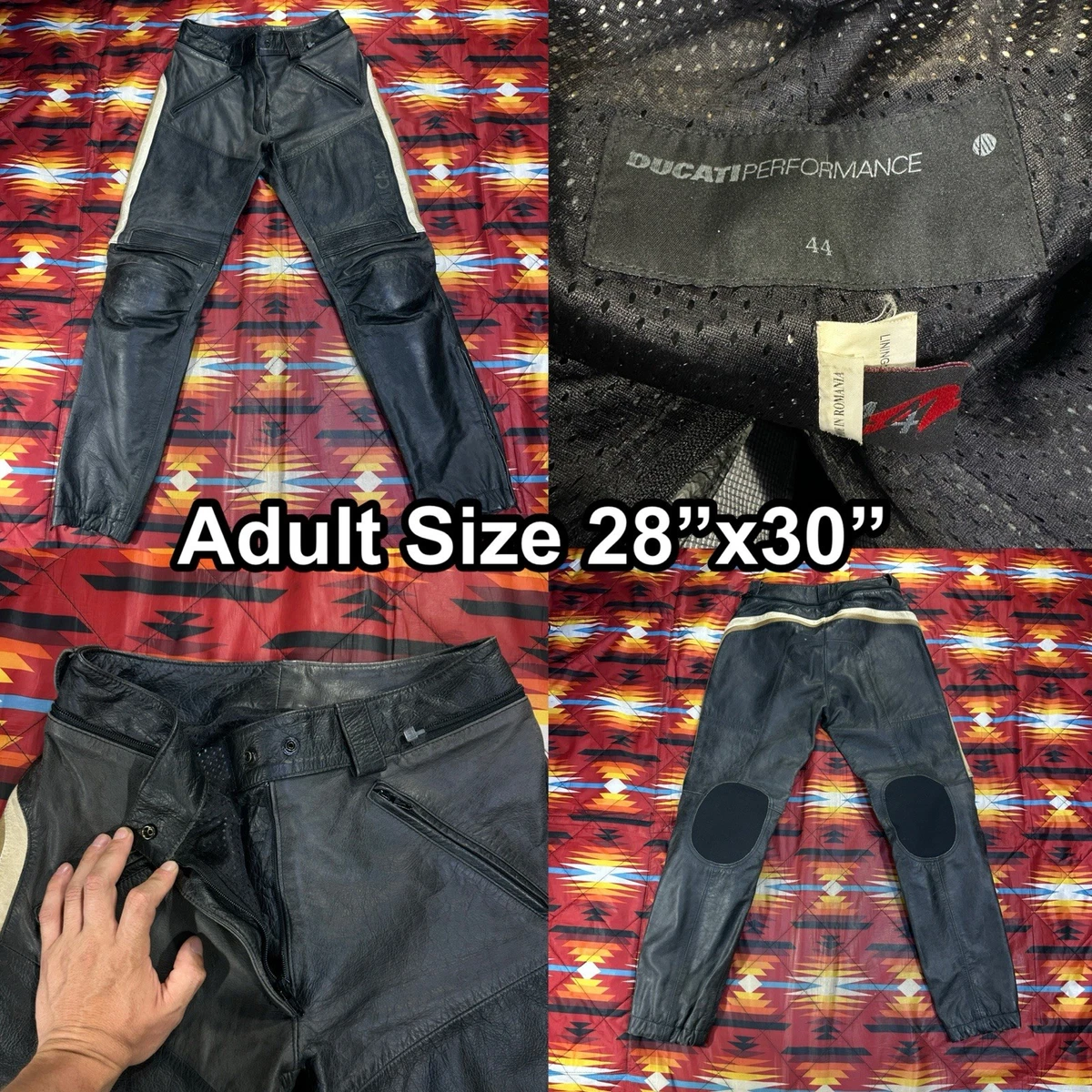 Ducati Leather Motorcycle Pants for sale | eBay
