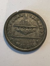 "SAMPSONS ICE CREAM SODA WATER" (civil war era pictorial) BOSTON, MASSACHUSETTS